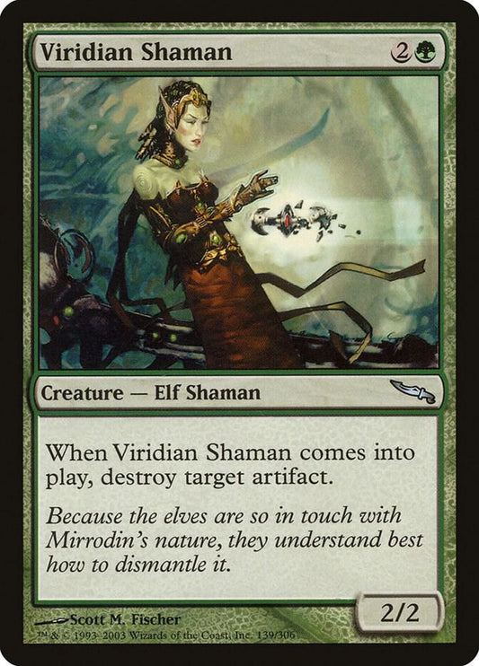 Viridian Shaman #139 FOIL Mirrodin