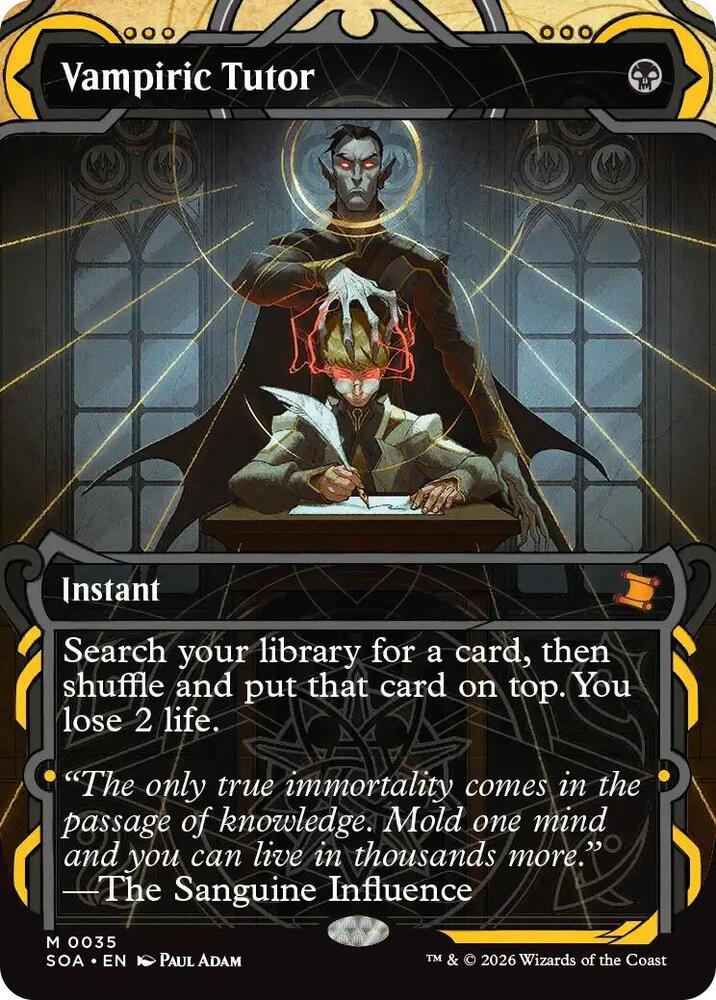 Vampiric Tutor #35 Secrets of Strixhaven: Mystical Archive