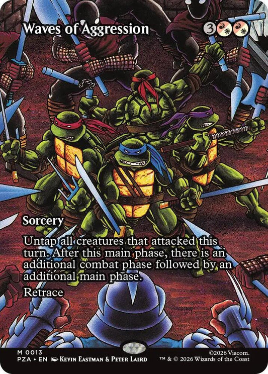 Waves of Aggression (Borderless) #13 Teenage Mutant Ninja Turtles Source Material
