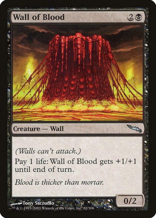Wall of Blood #82 Mirrodin