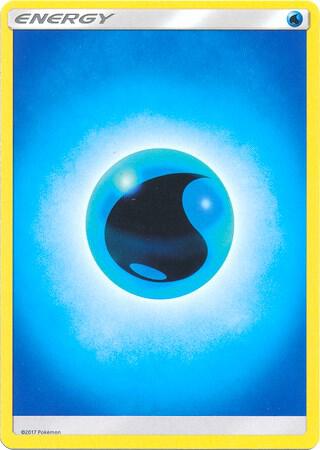 Water Energy (2017 Unnumbered) REVERSE HOLOFOIL SM Base Set