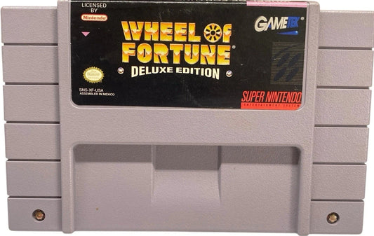SNES Wheel of Fortune Deluxe Edition (Label Damage)