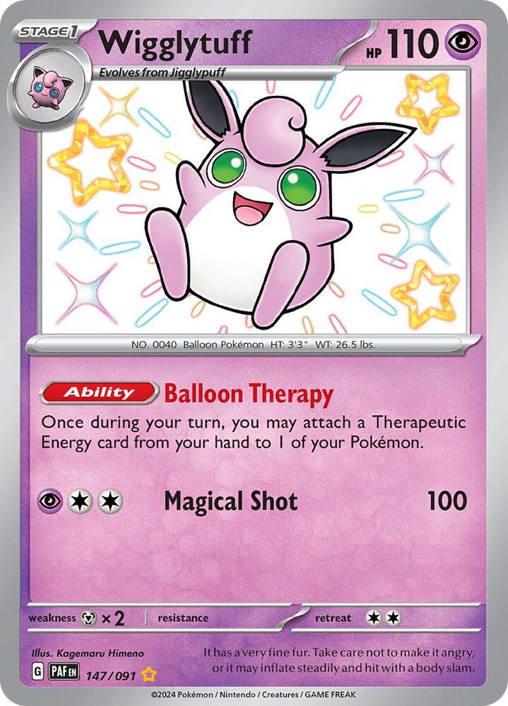 Wigglytuff #147 SV: Paldean Fates