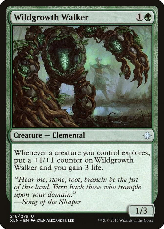Wildgrowth Walker #216 FOIL Ixalan