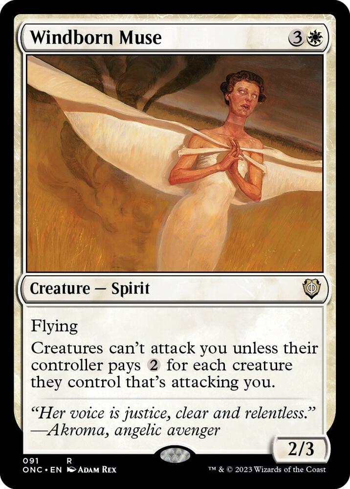 Windborn Muse #91 Commander: Phyrexia: All Will Be One