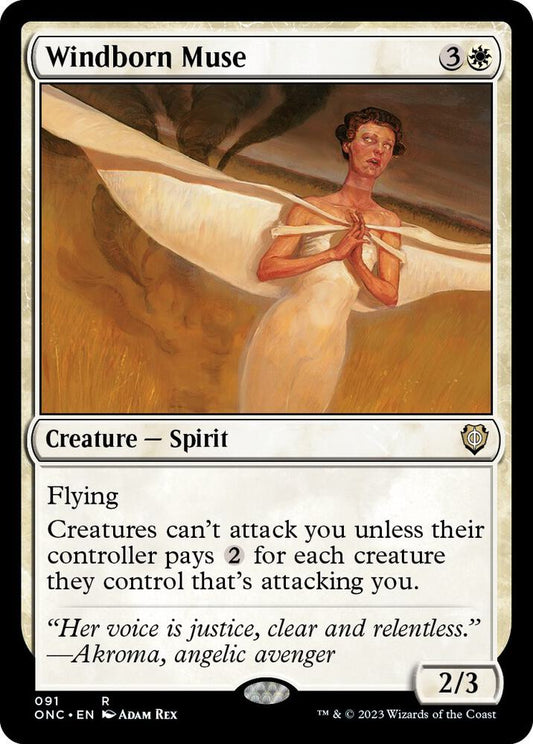 Windborn Muse #91 Commander: Phyrexia: All Will Be One