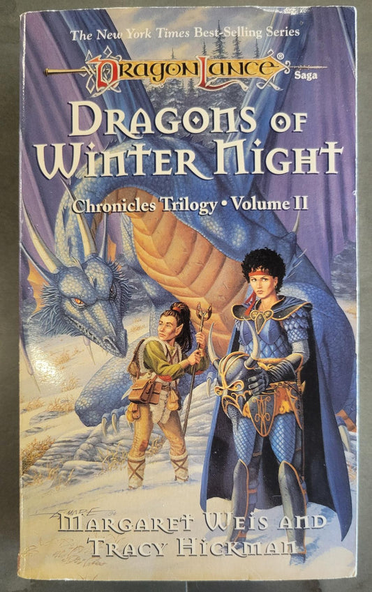 Dungeons & Dragons Dragonlance Dragons of Winter Night (Chronicles #2) (1985) 26th Printing