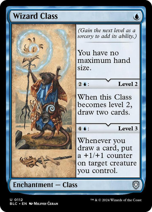 Wizard Class #112 Commander: Bloomburrow