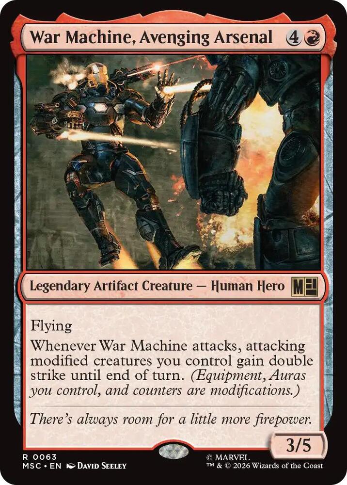 War Machine, Avenging Arsenal #63 Commander: Marvel Super Heroes