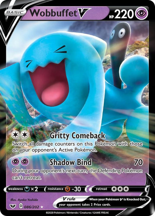 Wobbuffet V #86 SWSH01: Sword & Shield Base Set