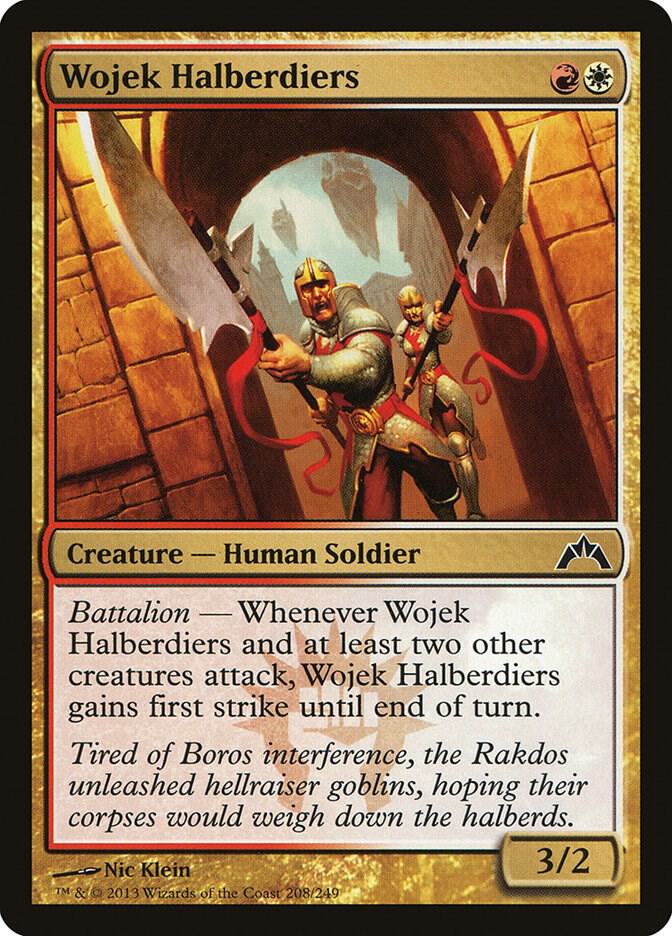 Wojek Halberdiers #208 FOIL Gatecrash
