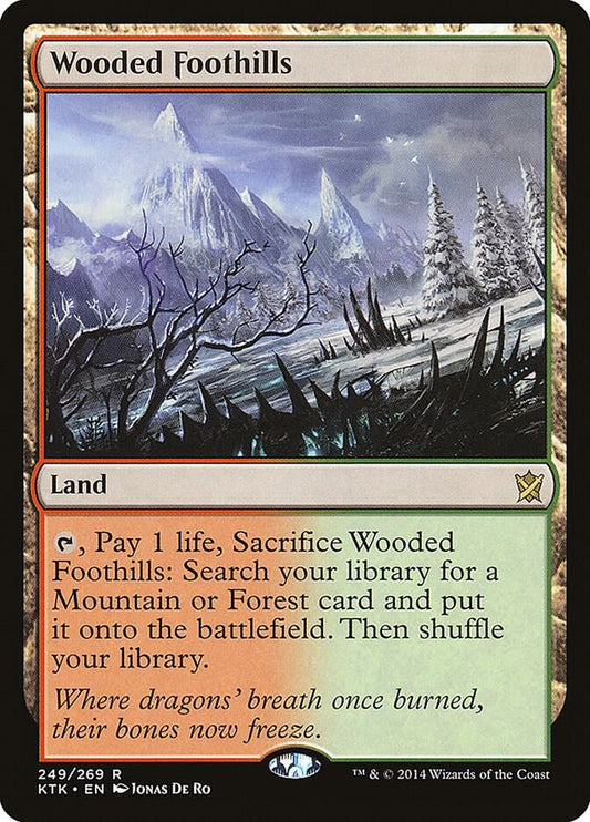 Wooded Foothills #249 Khans of Tarkir