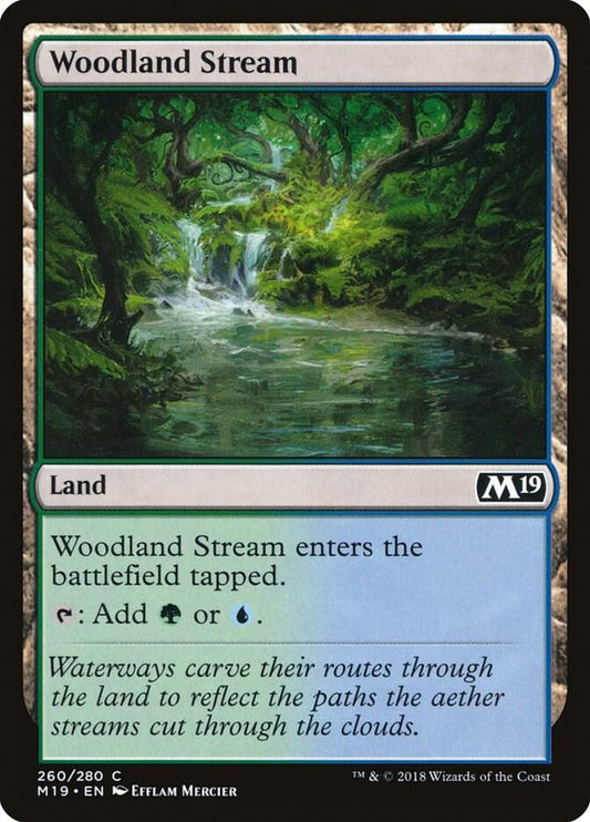 Woodland Stream #260 FOIL Core Set 2019