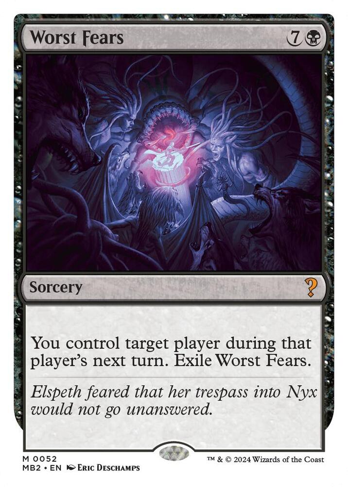 Worst Fears (White Border) #52 Mystery Booster 2