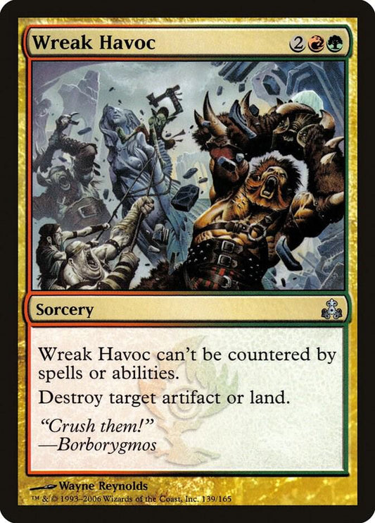 Wreak Havoc #139 FOIL Guildpact