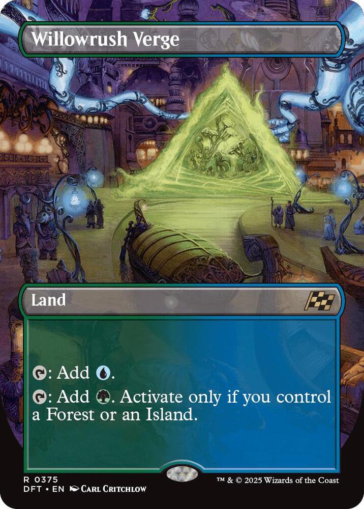 Willowrush Verge (Borderless) #375 FOIL Aetherdrift