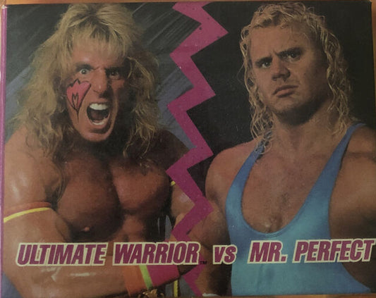 WWF Superstars Card Game Ultimate Warrior Vs Mr. Perfect (1990)