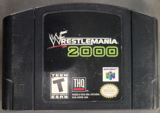 N64 WWF Wrestlemania 2000