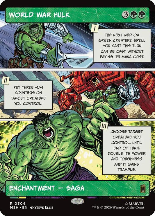 World War Hulk (Borderless) #304 Marvel Super Heroes