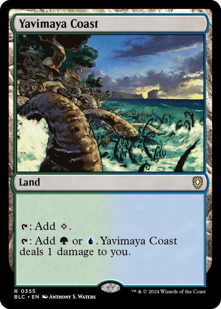 Yavimaya Coast #355 Commander: Bloomburrow