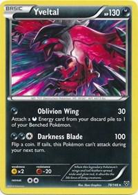 Yveltal #78 CRACKED ICE HOLOFOIL Deck Exclusives