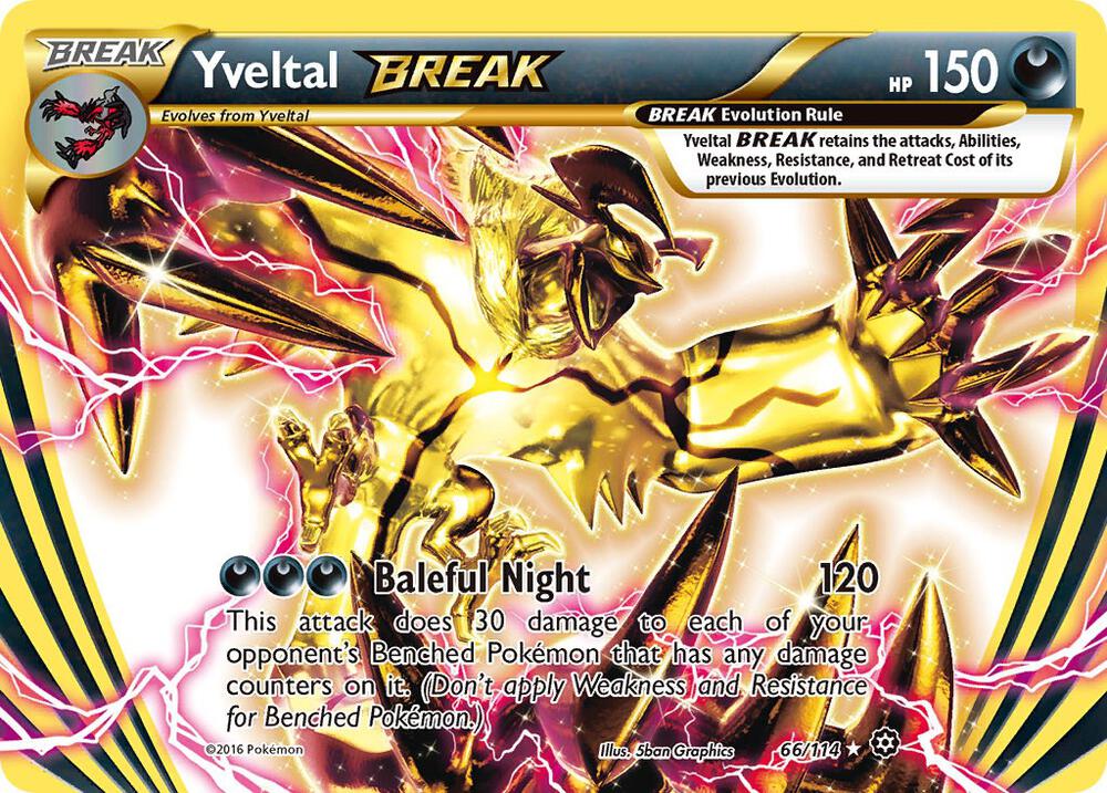 Yveltal BREAK #66 XY - Steam Siege