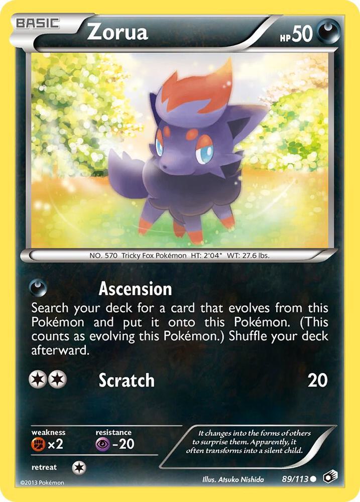 Zorua #89 Legendary Treasures