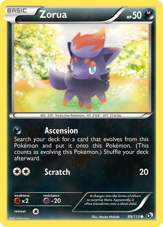 Zorua #89 Legendary Treasures