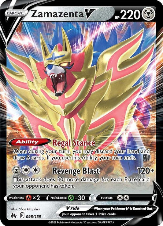 Zamazenta V #98 Crown Zenith