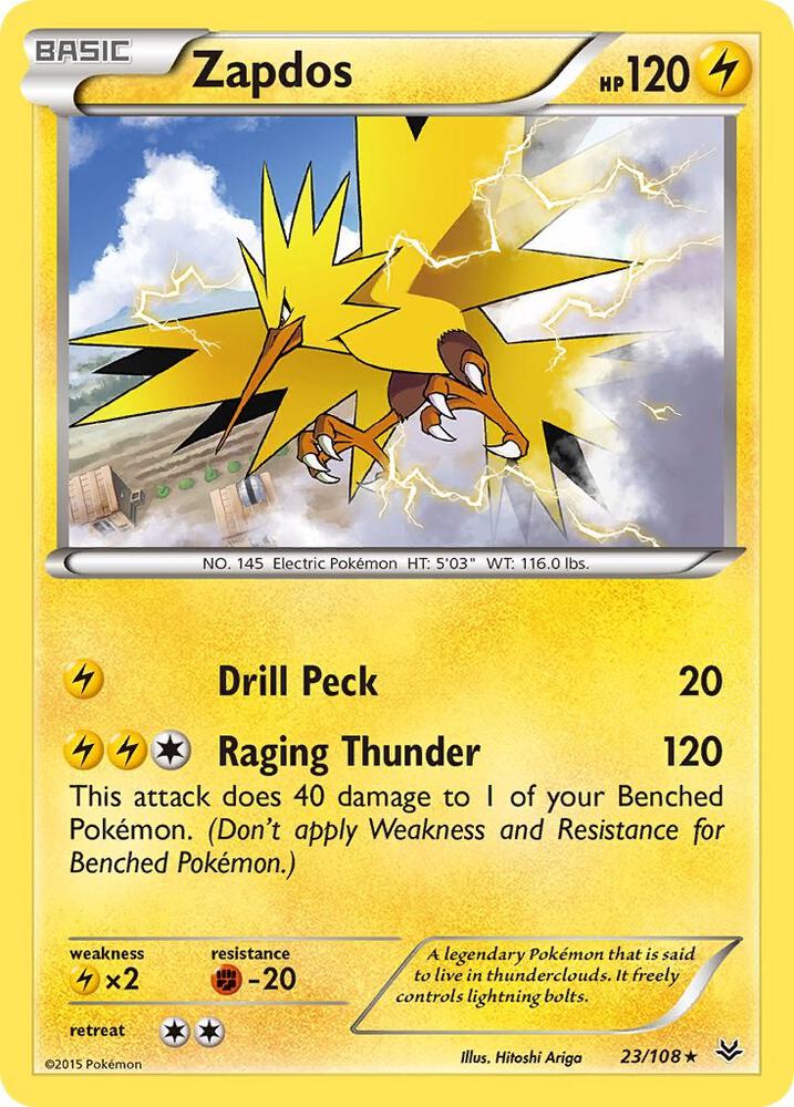 Zapdos #23 XY - Roaring Skies