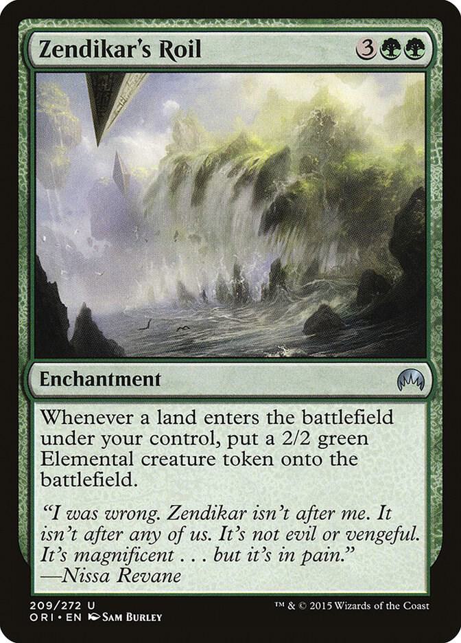 Zendikar's Roil #209 FOIL Magic Origins