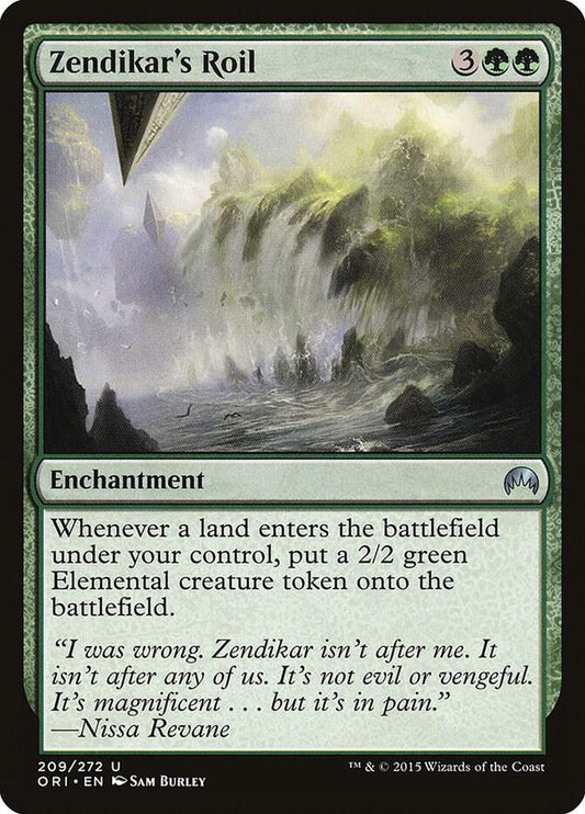Zendikar's Roil #209 FOIL Magic Origins