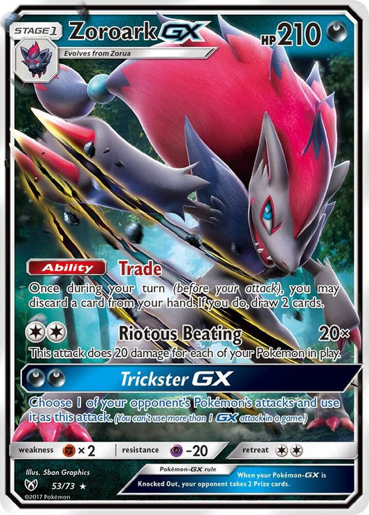 Zoroark GX #53 Shining Legends
