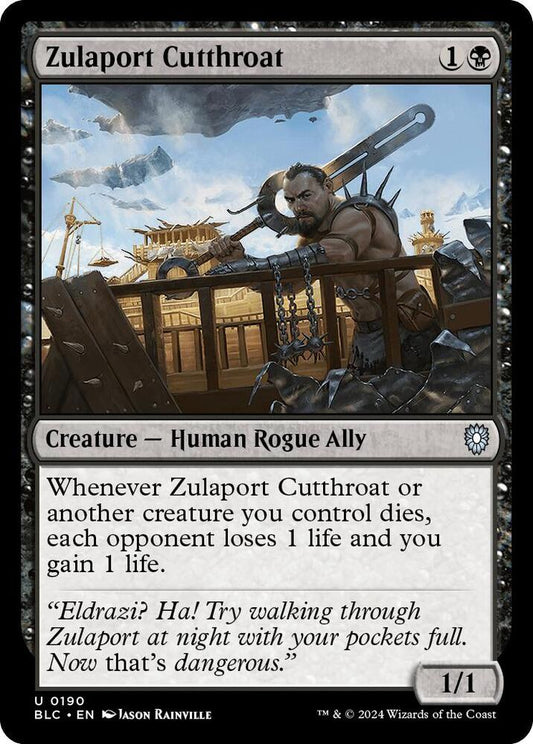 Zulaport Cutthroat #190 Commander: Bloomburrow